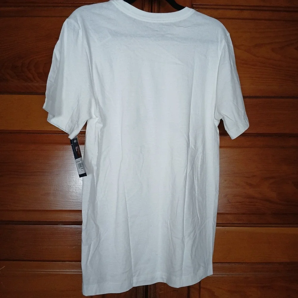 NWT‎ Dallas Cowboys NFL Dak Prescott Nike Tee T Shirt White Navy Blue Small